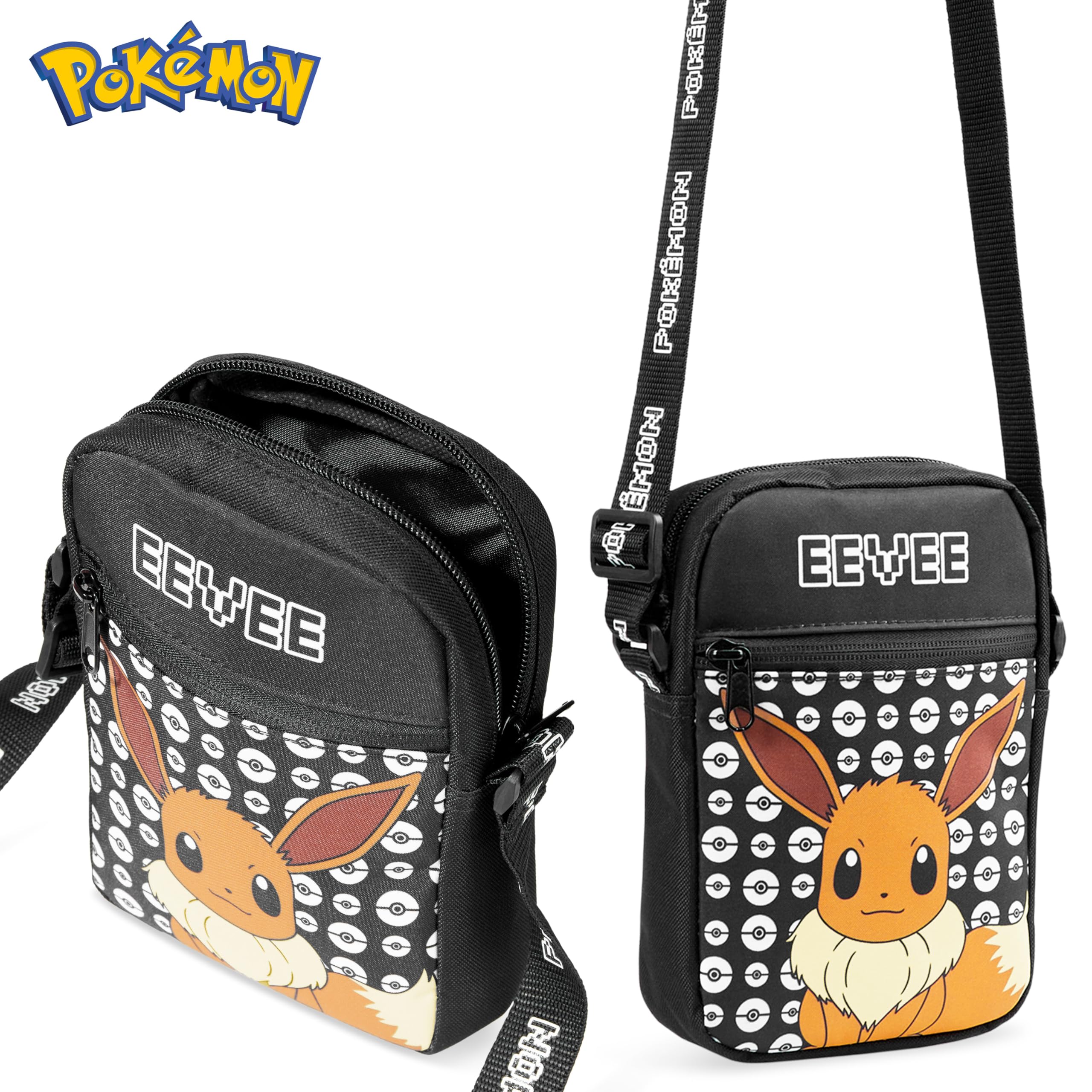 Foto 5 pulgar | Bandolera Tipo Bandolera Para Niños Pokémon Pikachu, Color Negro - Venta Internacional.