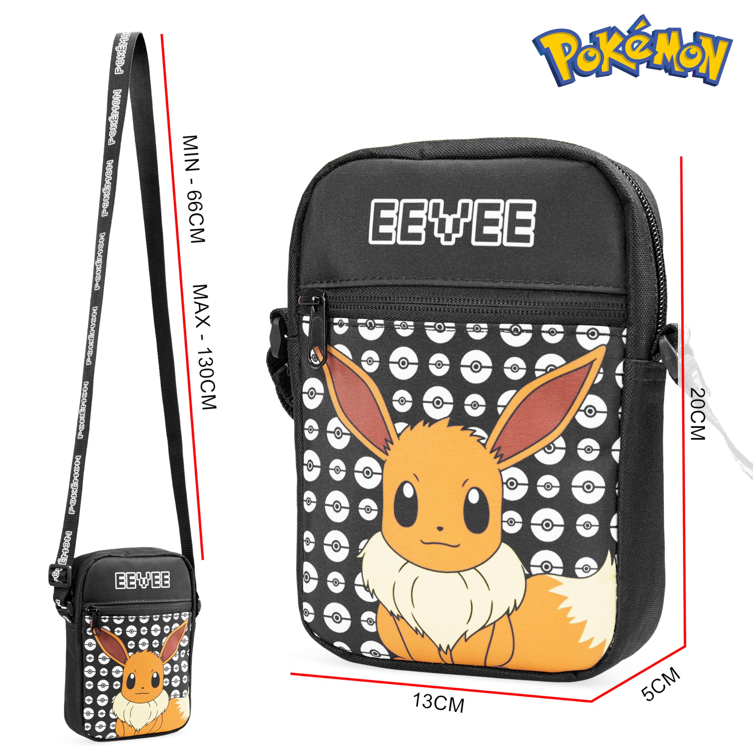 Foto 7 pulgar | Bandolera Tipo Bandolera Para Niños Pokémon Pikachu, Color Negro - Venta Internacional.
