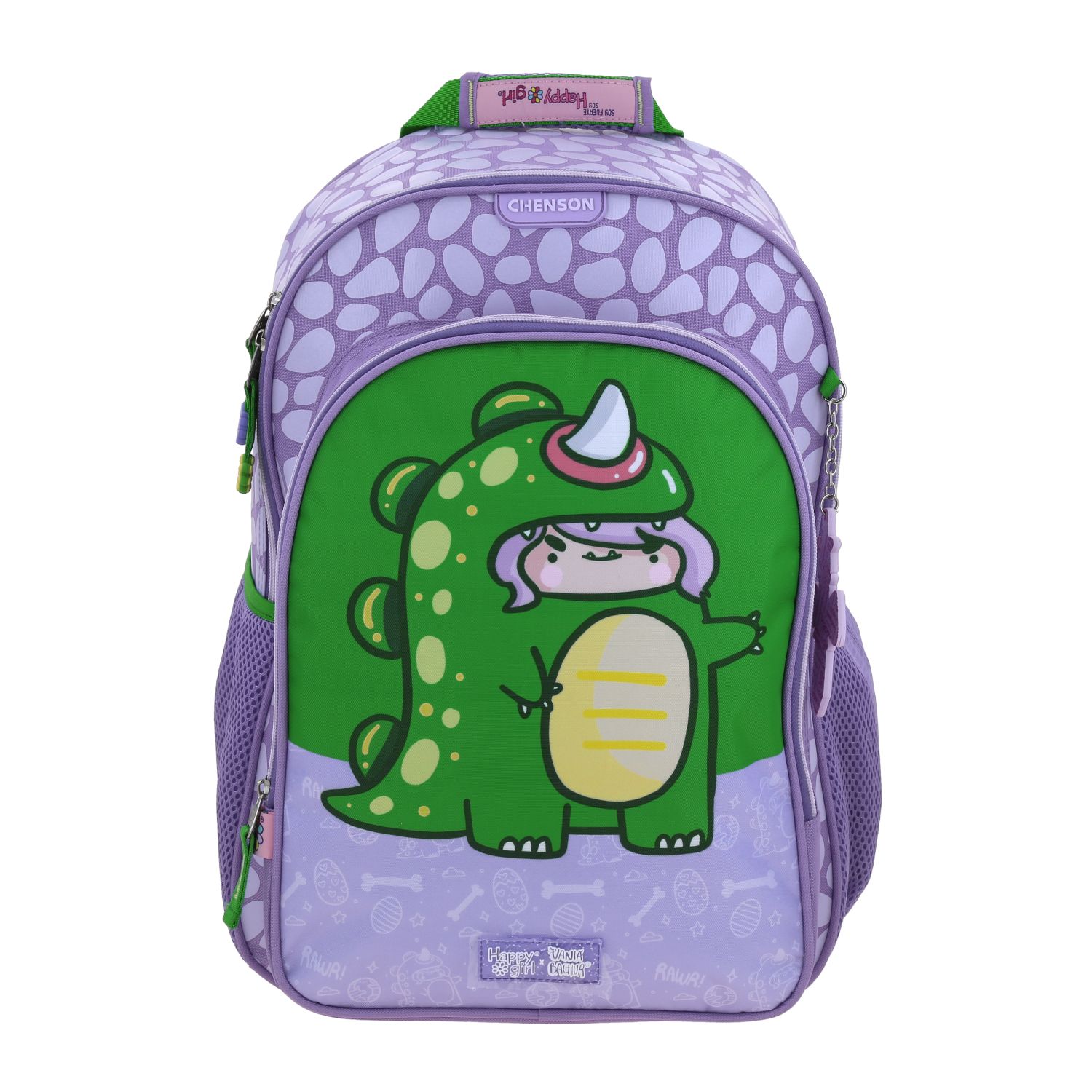 Mochila Lila Vania Bachur Happy Girl  Vani
