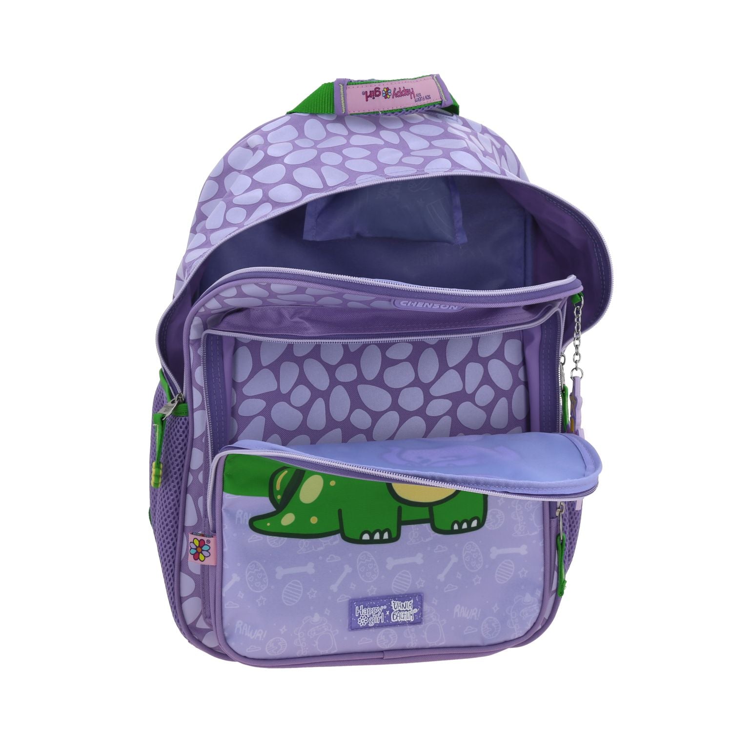 Foto 8 pulgar | Mochila Lila Vania Bachur Happy Girl  Vani