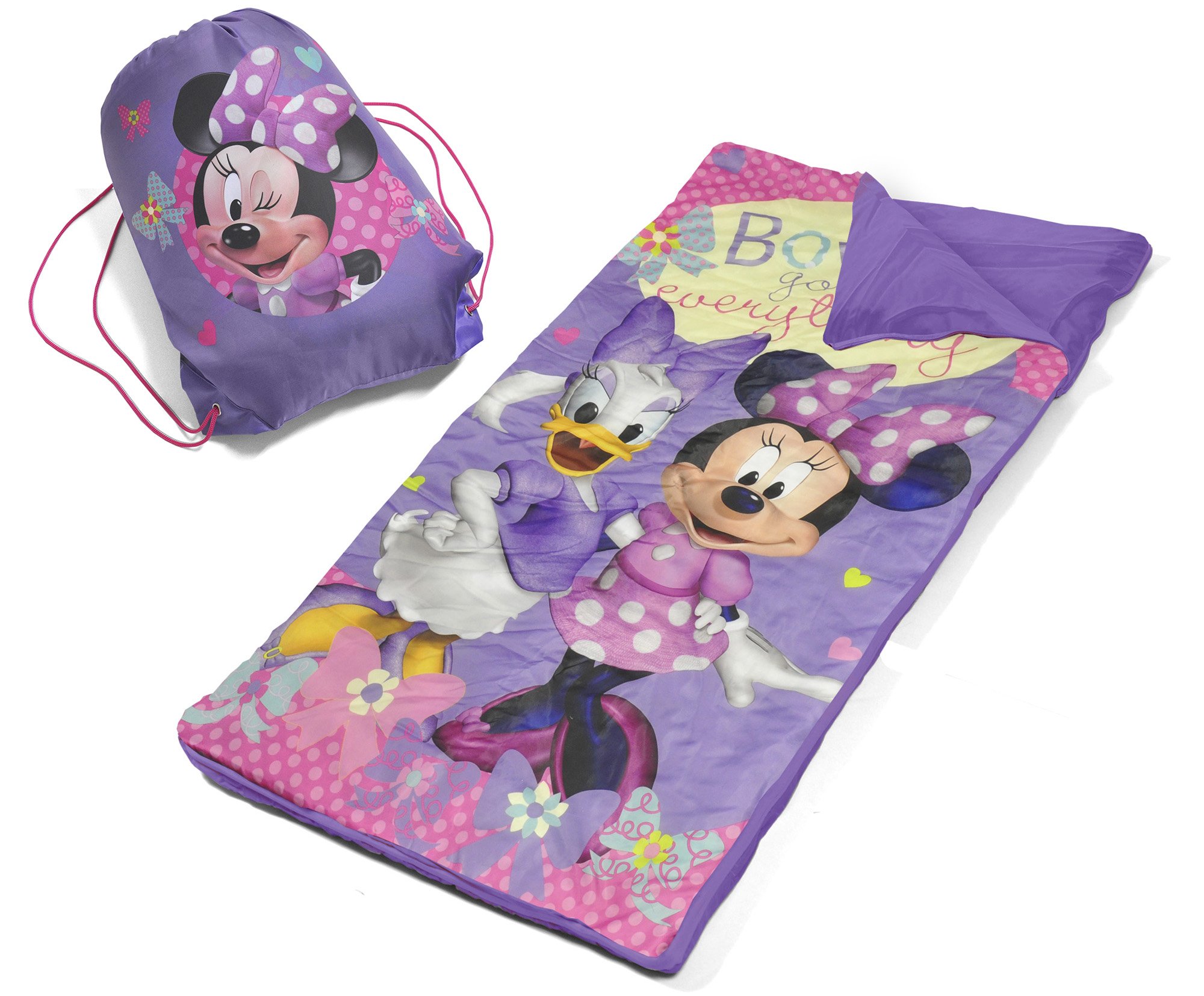 Bolso Bandolera Slumber Set Minnie Mouse Para Niños Mayores De 3 Años - Venta Internacional.