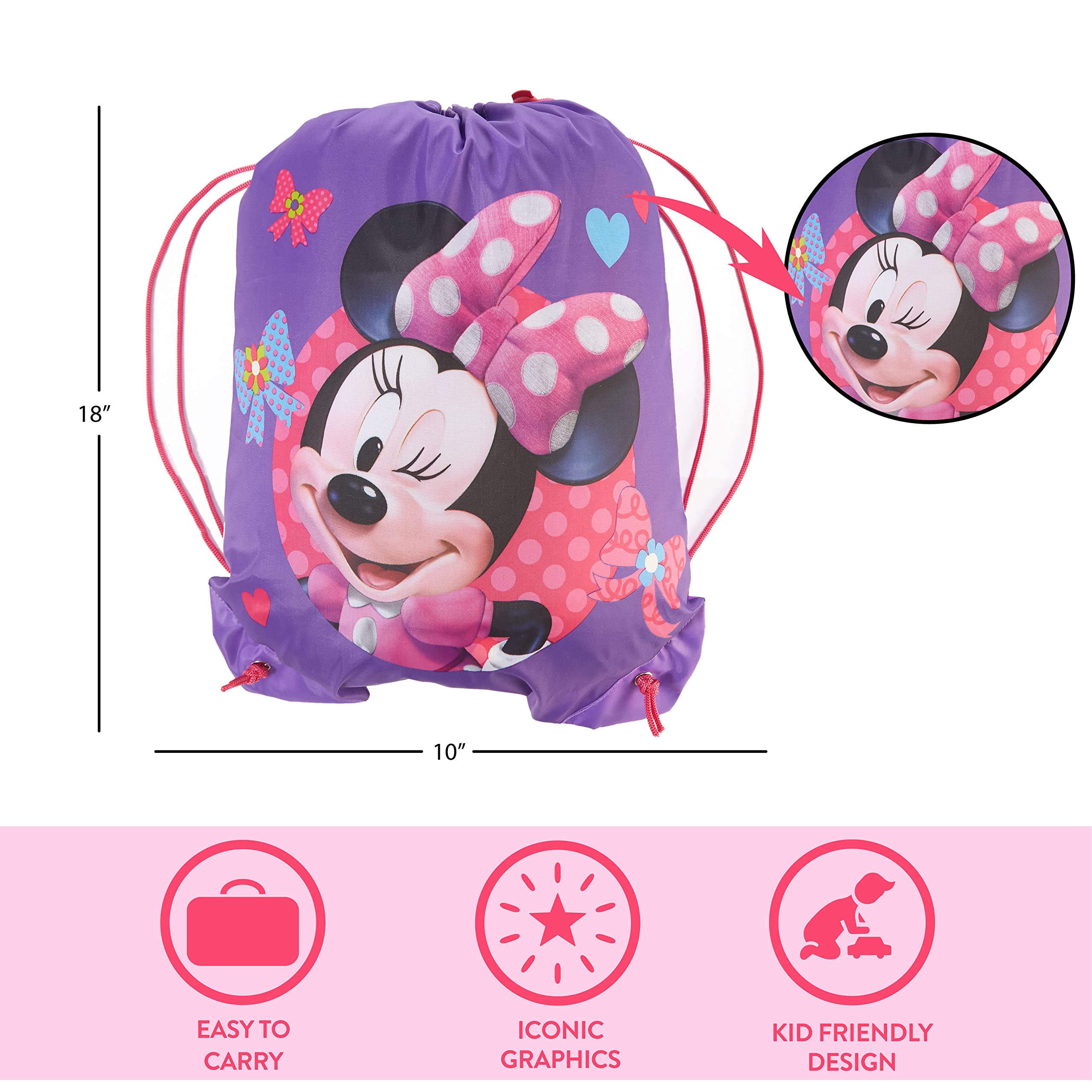 Foto 5 pulgar | Bolso Bandolera Slumber Set Minnie Mouse Para Niños Mayores De 3 Años - Venta Internacional.