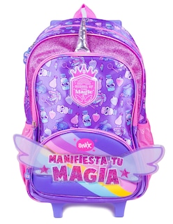 Foto 1 | Mochila Escolar Carrito, Onix, ''manifiesta Tu Magia''