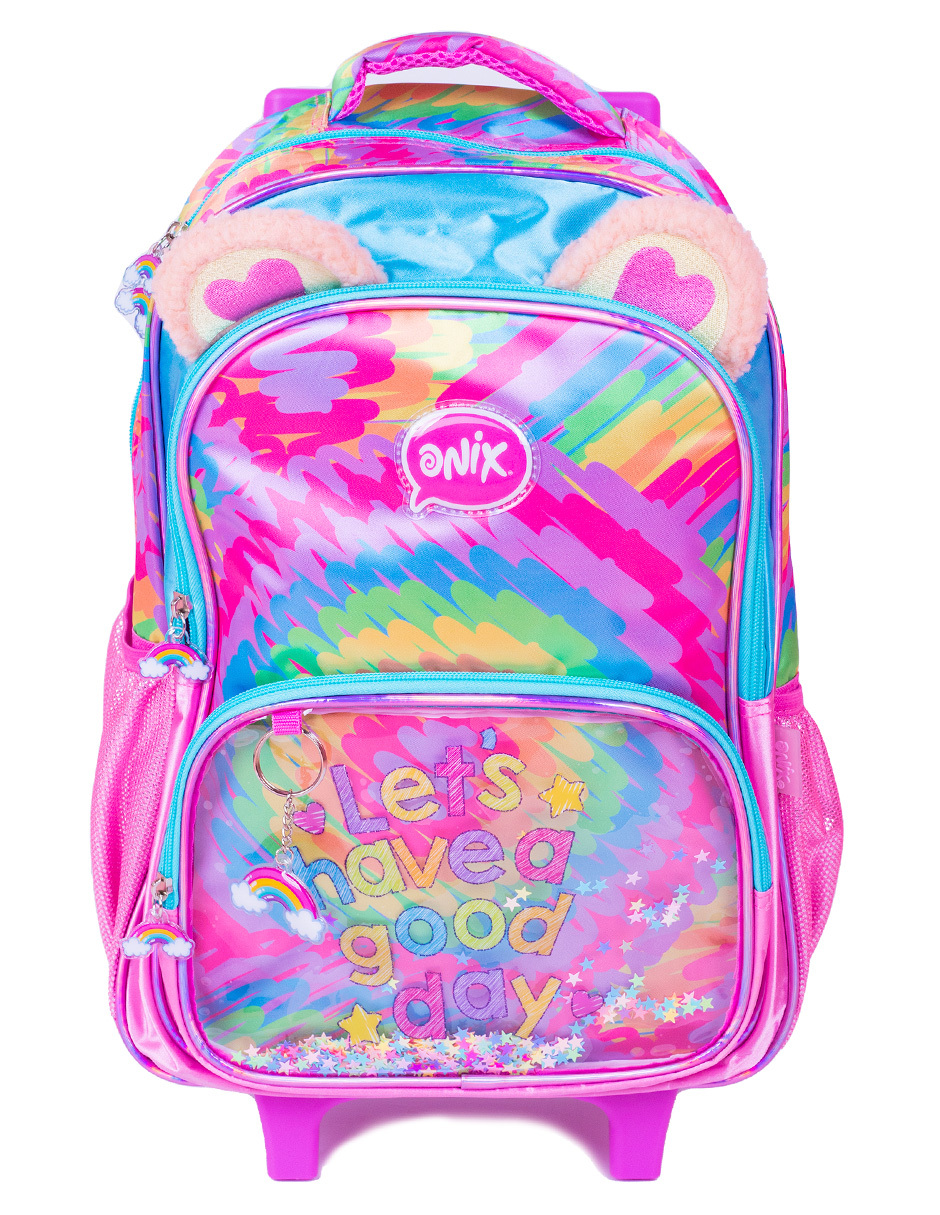 Mochila Escolar De Carrito, Onix, ''funny Doodles''