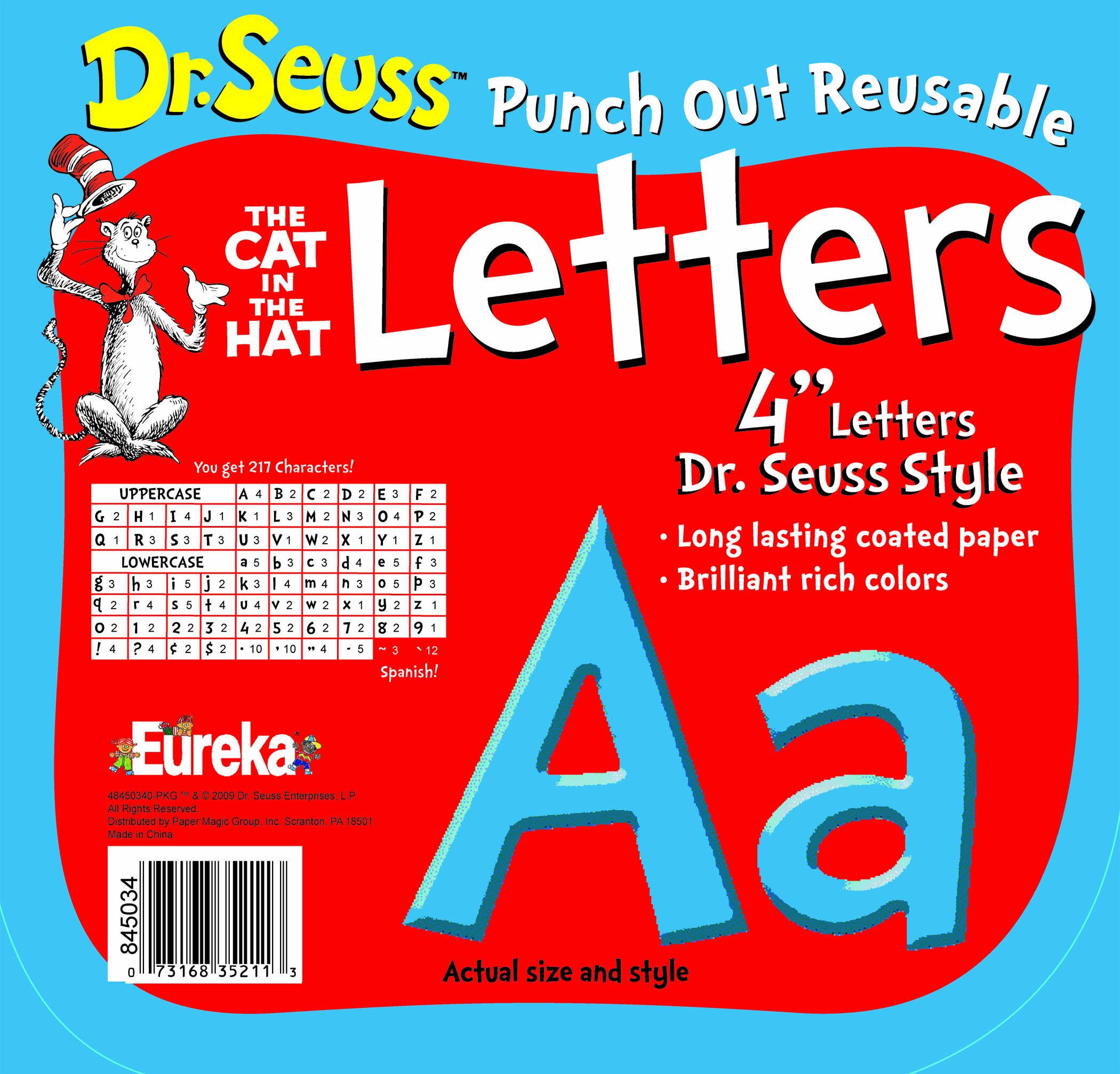 Decoración De Aula Eureka School Dr. Seuss El Gato En El Sombrero - Venta Internacional.