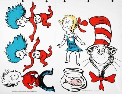 Foto 2 | Decoraciones Para El Aula, El Gato En El Sombrero, De Eureka Dr. Seuss, 6 Unidades - Venta Internacional.