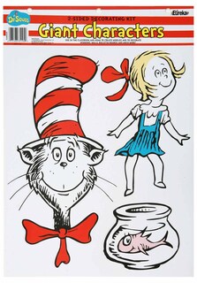 Foto 3 | Decoraciones Para El Aula, El Gato En El Sombrero, De Eureka Dr. Seuss, 6 Unidades - Venta Internacional.