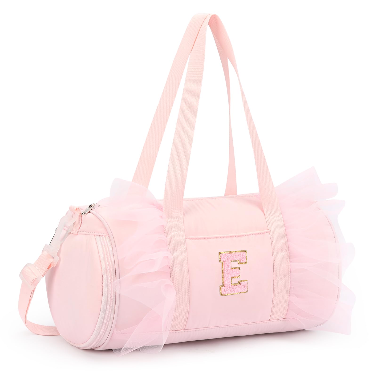 Bolsa De Lona Mibasies Para Niñas De 4 A 6 Niños, Rosa Con Letra - Venta Internacional.