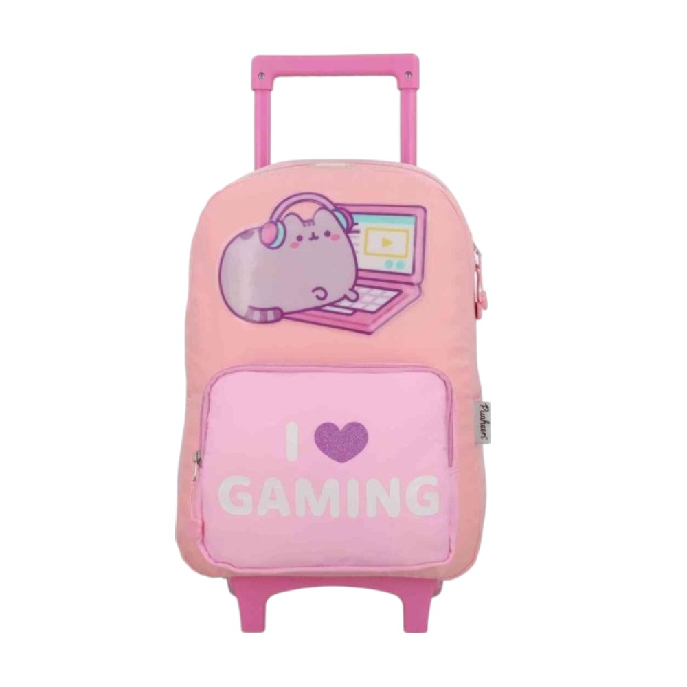 Mochila Grande Ruedas Yadatex Gato Pusheen Psh083-bp032t