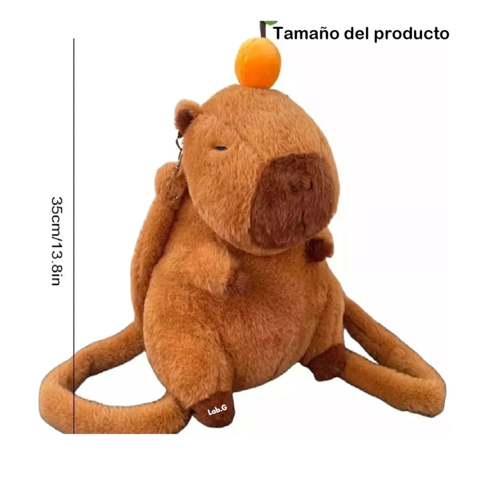 Foto 3 pulgar | Mochila Capibara Lab.g  Cafe