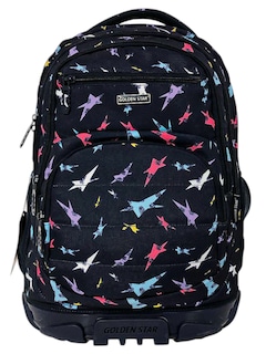 Foto 1 | Mochila Escolar 19 Pul Golden Star Con Carro Bolsillos Y Diseño Atractivo