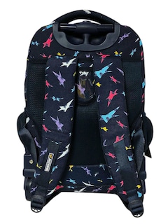 Foto 2 | Mochila Escolar 19 Pul Golden Star Con Carro Bolsillos Y Diseño Atractivo