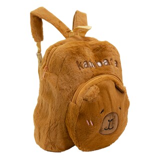 Foto 2 | Mochila Unisex Camel Peluche Capybara Sweet Textil Kinder Nueva Imagen