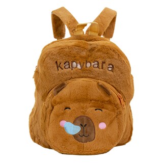 Foto 1 | Mochila Unisex Camel Peluche Capybara Sleep Textil Kinder Nueva Imagen