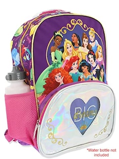 Foto 5 | Venta Internacional- Mochila Escolar Disney Princess Girl's De 16 Pulgadas Para Niña (talla Única, Morada/rosada)