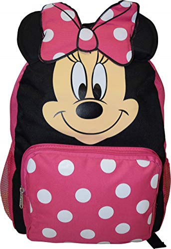 Foto 3 | Venta Internacional- Mochila Escolar Minnie Mouse Cara Grande De 14''