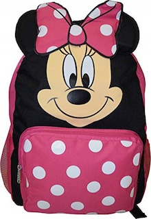 Foto 3 | Venta Internacional- Mochila Escolar Minnie Mouse Cara Grande De 14''