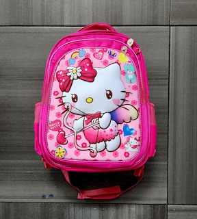 Foto 2 | Mochila Escolar Con Luz Led Incluye Lonchera Y Lapicera Con Diseño De Hello Kitty