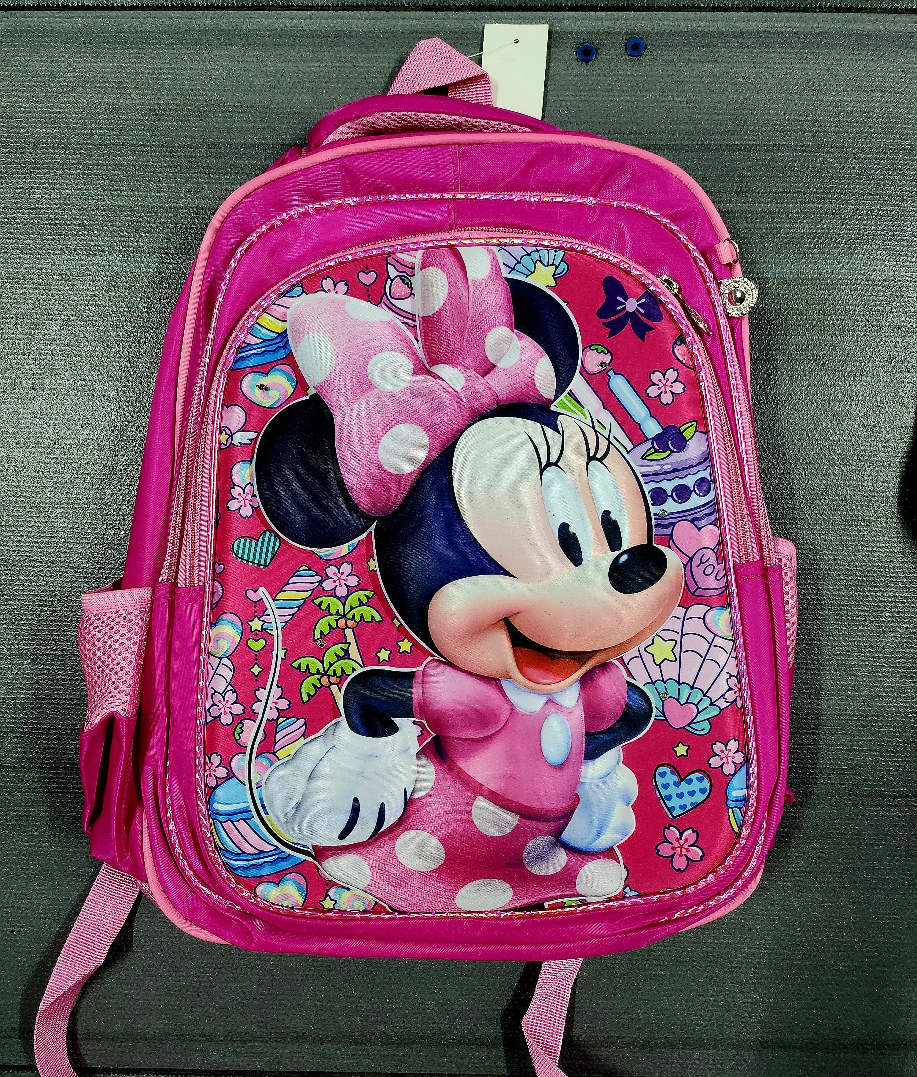 Foto 3 pulgar | Mochila Escolar Con Luz Led Incluye Lonchera Y Lapicera Con Diseño De Minnie Mouse