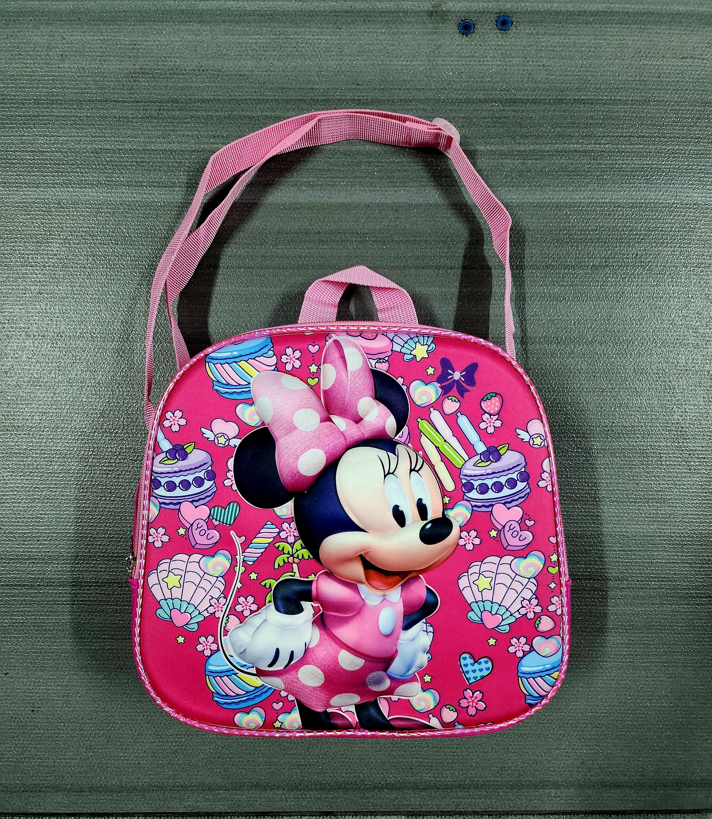 Foto 4 pulgar | Mochila Escolar Con Luz Led Incluye Lonchera Y Lapicera Con Diseño De Minnie Mouse