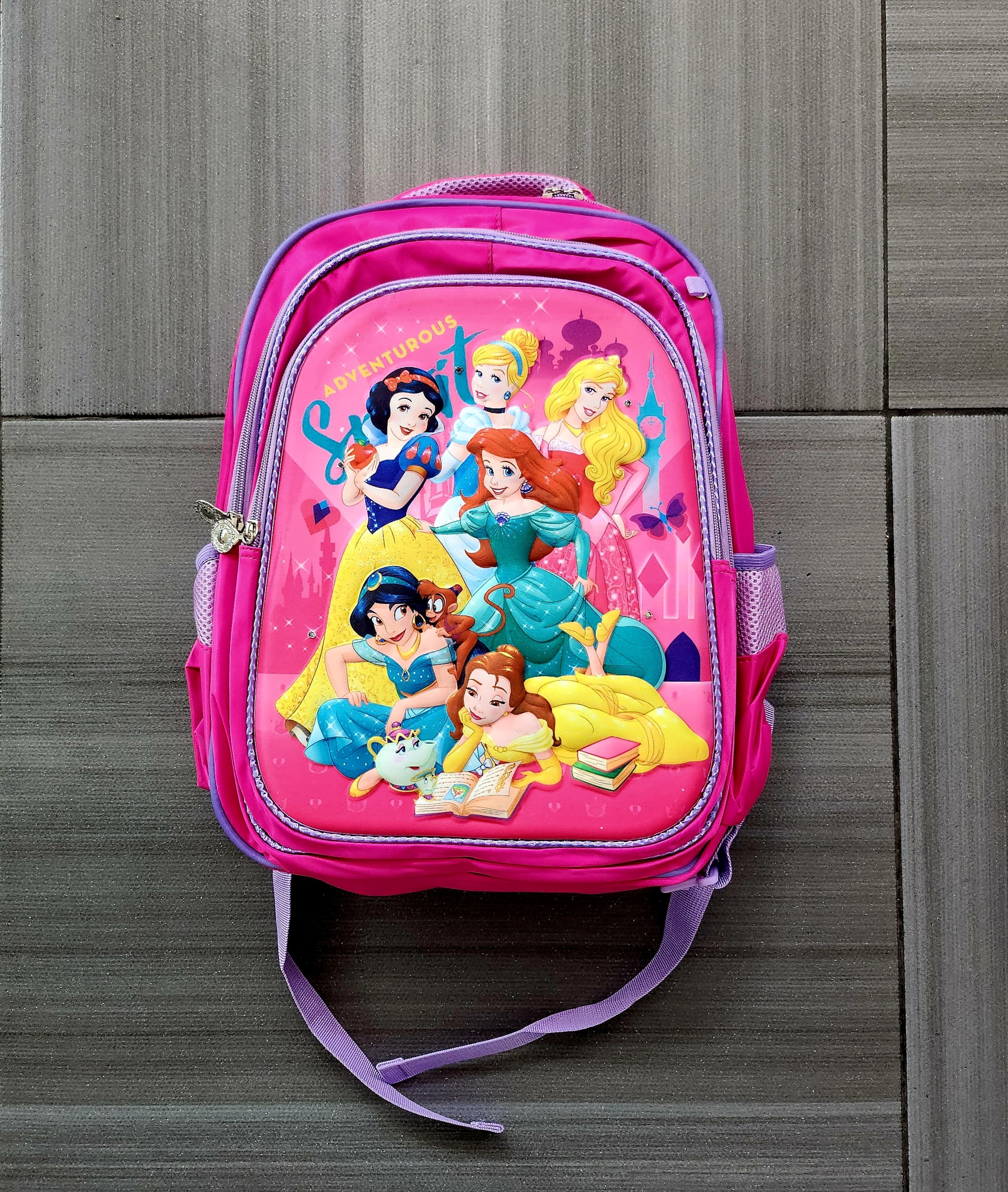 Foto 3 pulgar | Mochila Escolar Con Luz Led Incluye Lonchera Y Lapicera Con Diseño De Princesas