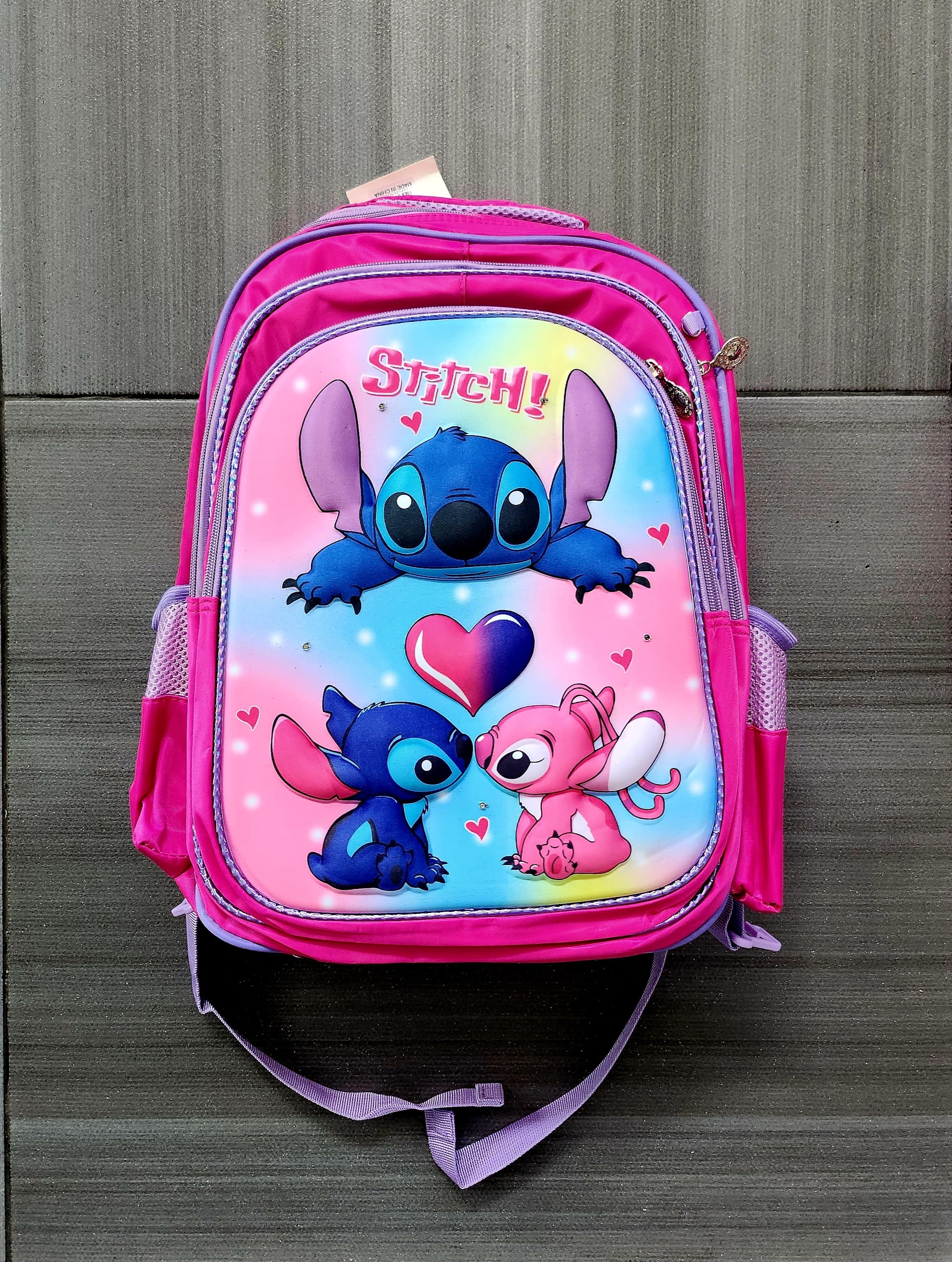 Foto 3 pulgar | Mochila Escolar Con Luz Led Incluye Lonchera Y Lapicera Con Diseño De Stitch
