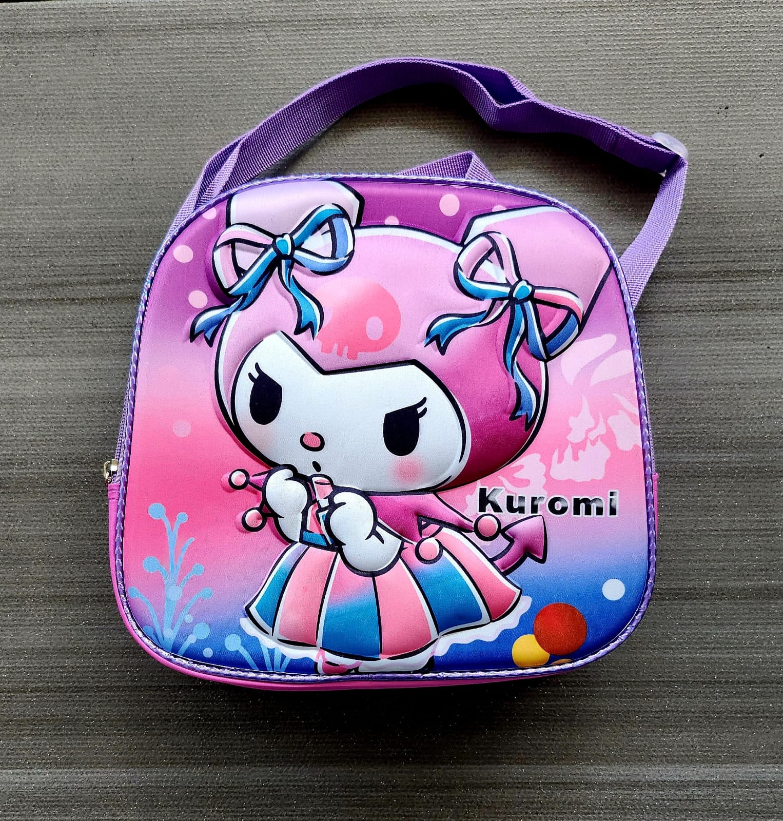 Foto 4 pulgar | Mochila Escolar Con Luz Led Incluye Lonchera Y Lapicera Con Diseño De Kuromi