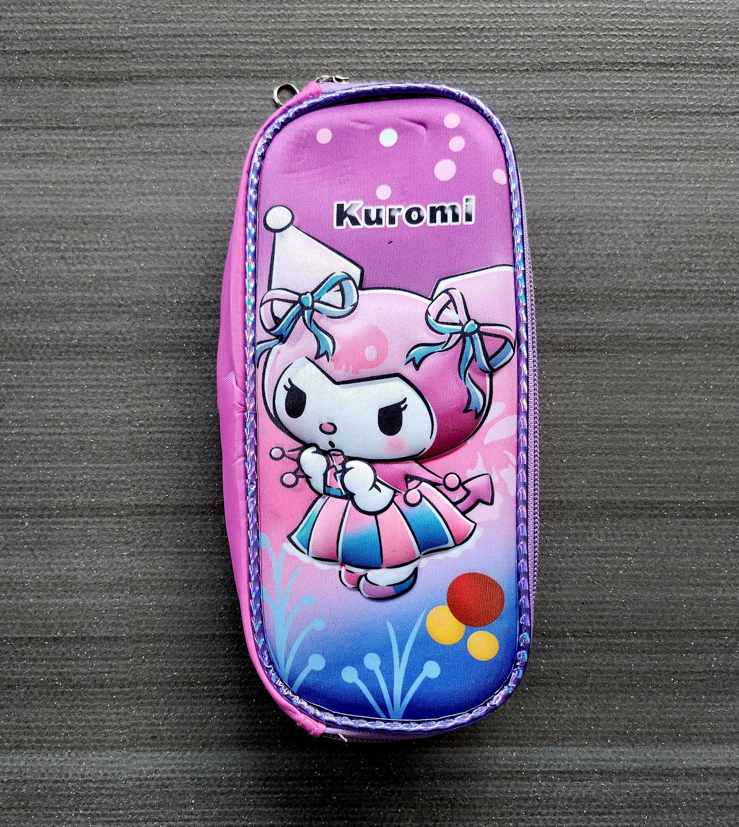 Foto 5 pulgar | Mochila Escolar Con Luz Led Incluye Lonchera Y Lapicera Con Diseño De Kuromi