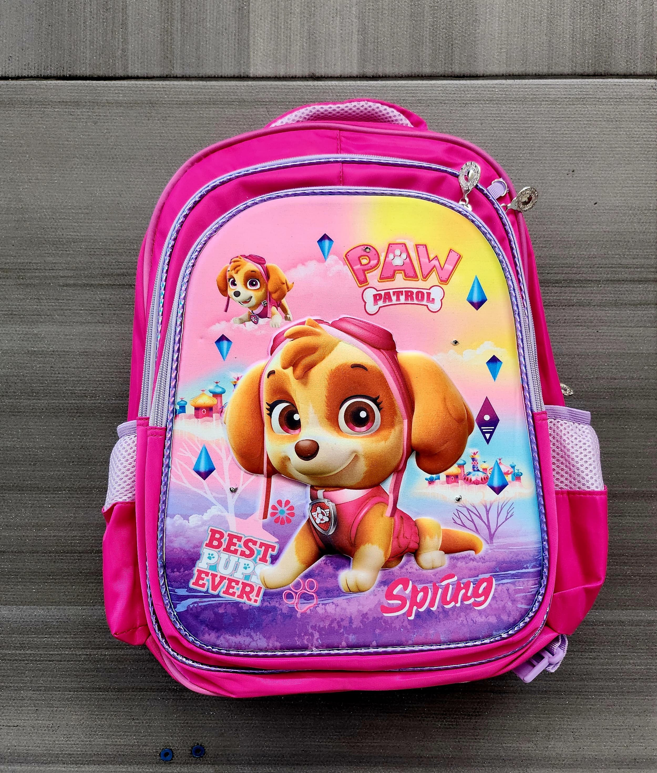 Foto 3 pulgar | Mochila Escolar Con Luz Led Incluye Lonchera Y Lapicera Con Diseño De Sky Paw Patrol