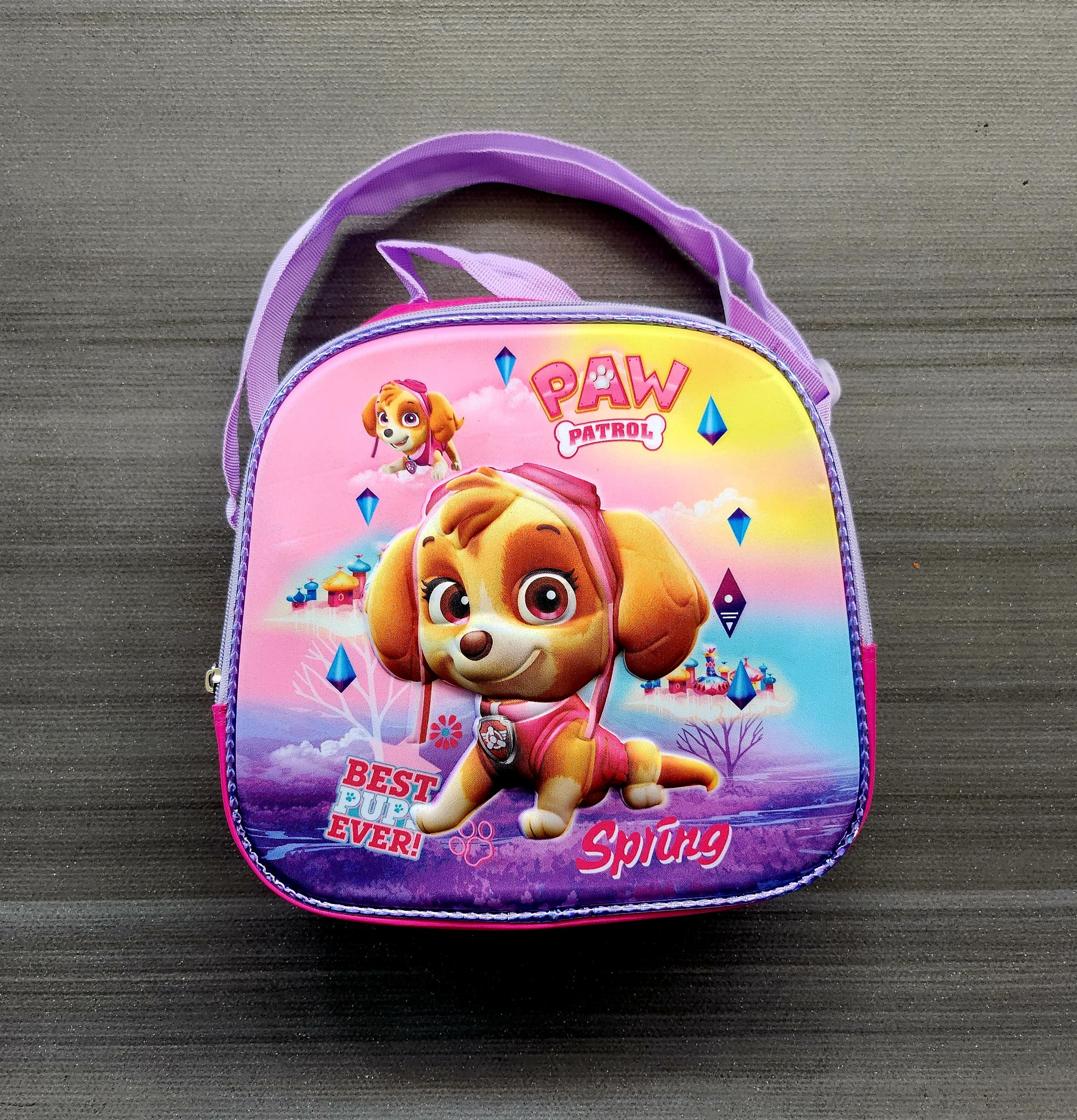 Foto 4 pulgar | Mochila Escolar Con Luz Led Incluye Lonchera Y Lapicera Con Diseño De Sky Paw Patrol