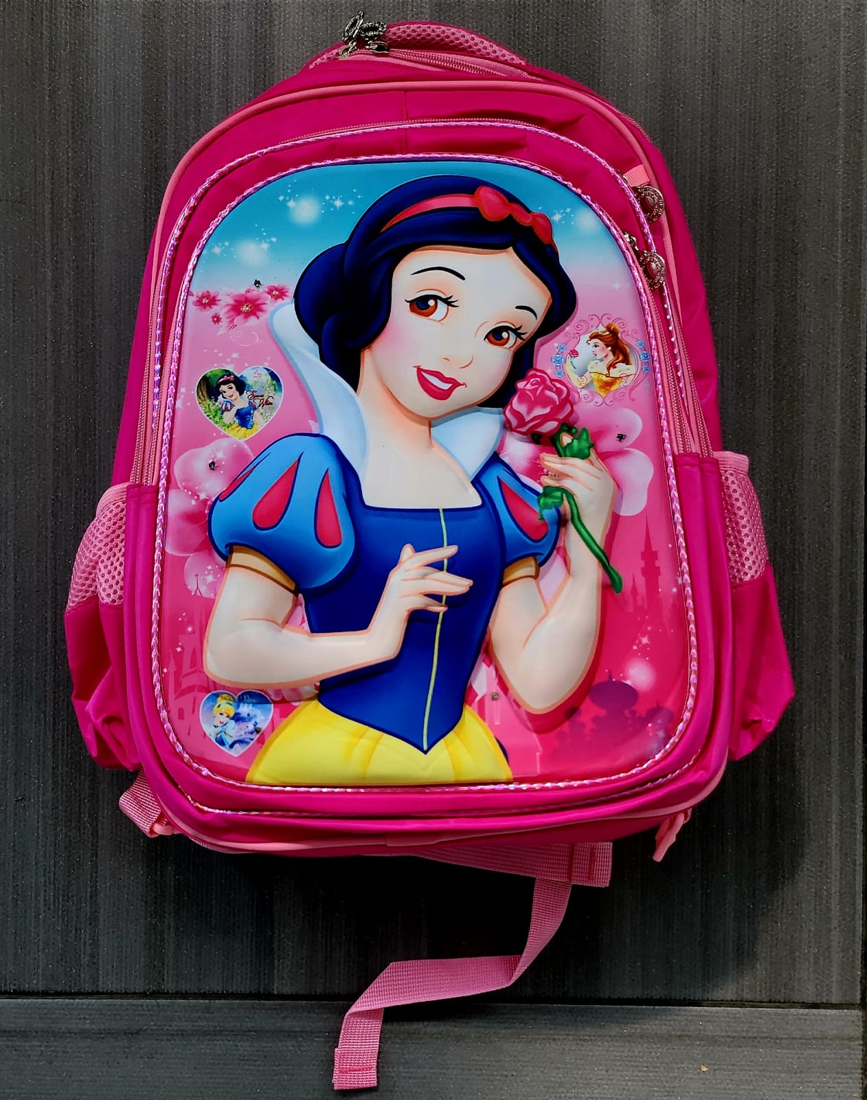 Foto 2 | Mochila Escolar Con Luz Led Incluye Lonchera Y Lapicera Con Diseño De Blanca Nieves