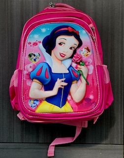 Foto 2 | Mochila Escolar Con Luz Led Incluye Lonchera Y Lapicera Con Diseño De Blanca Nieves