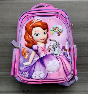 Foto 2 | Mochila Escolar Con Luz Led Incluye Lonchera Y Lapicera Con Diseño De Princesita Sofía