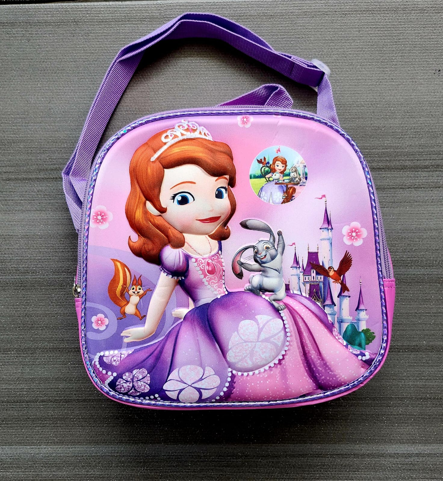 Foto 4 pulgar | Mochila Escolar Con Luz Led Incluye Lonchera Y Lapicera Con Diseño De Princesita Sofía