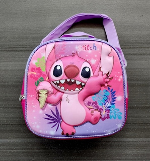 Foto 3 | Mochila Escolar Con Luz Led Incluye Lonchera Y Lapicera Con Diseño De Angel Stitch