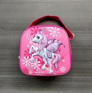 Foto 3 | Mochila Escolar Con Luz Led Incluye Lonchera Y Lapicera Con Diseño De Unicornio