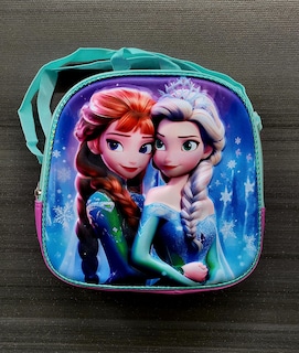 Foto 3 | Mochila Escolar Con Luz Led Incluye Lonchera Y Lapicera Con Diseño De Ana Y Elsa