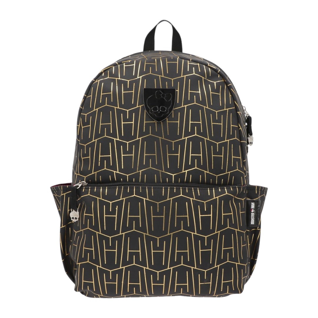 Foto 1 | Mochila Grande Yadatex Monster High Negro Y Dorado Msh001-bp233a