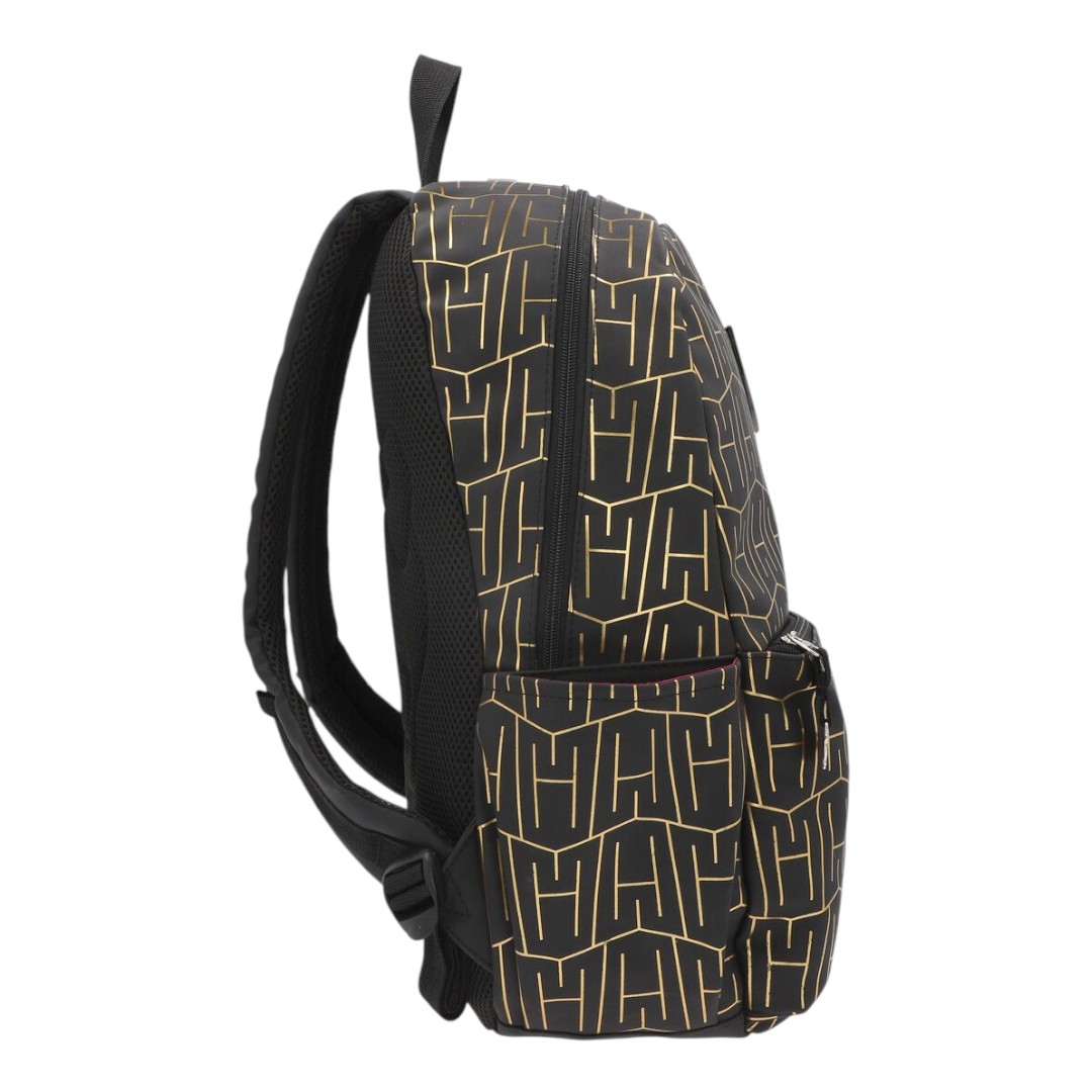 Foto 4 pulgar | Mochila Grande Yadatex Monster High Negro Y Dorado Msh001-bp233a