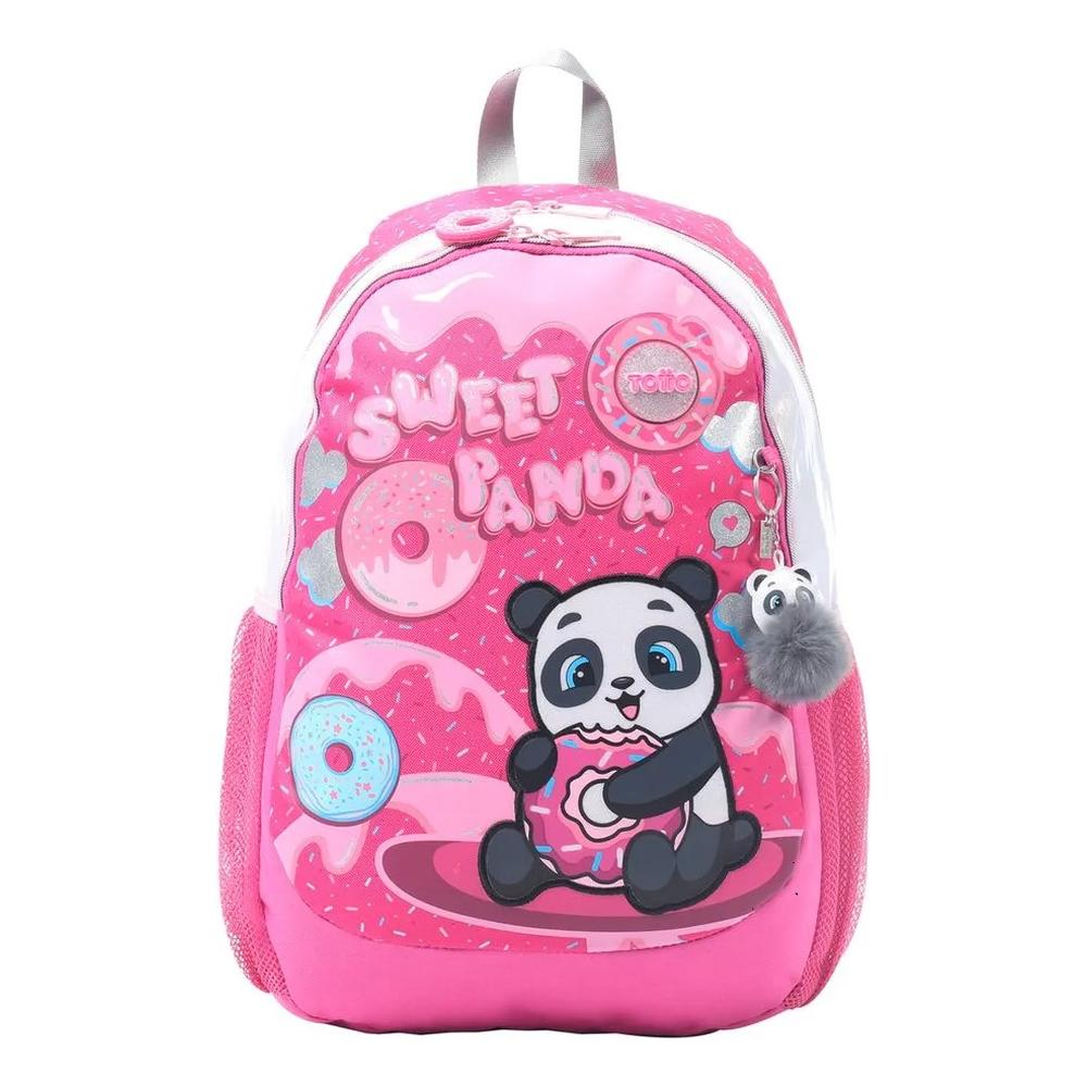 Foto 2 pulgar | Totto Mochila Para Niña Sweet Panda Grande Con Organizador Interno Multicolor