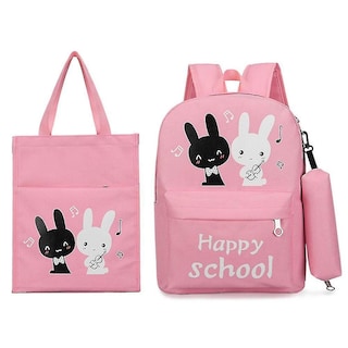 Foto 1 | Mochila Huoguo Kit De Mochilas Para Estudiantes Lona Rosa 20-35 L - Venta Internacional.