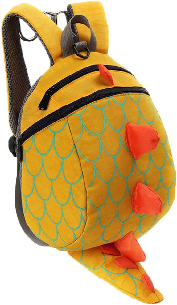 Mochila Huoguo Para Bebés Y Niños Pequeños Con Riendas De Bonito Dinosaurio Amarillo - Venta Internacional.