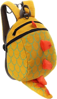 Foto 1 | Mochila Huoguo Para Bebés Y Niños Pequeños Con Riendas De Bonito Dinosaurio Amarillo - Venta Internacional.