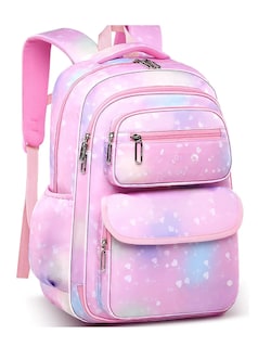 Foto 1 | Mochila Escolar Kawaii Para Niñas De Primaria Segundaria Gran Capacidad Con Apertura 180grados