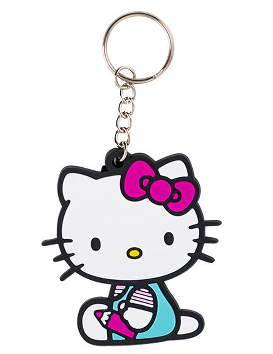 Foto 7 pulgar | Set De Mochila Escolar De Hello Kitty Con Lonchera,  Llavero, Bote para el Agua y Clip