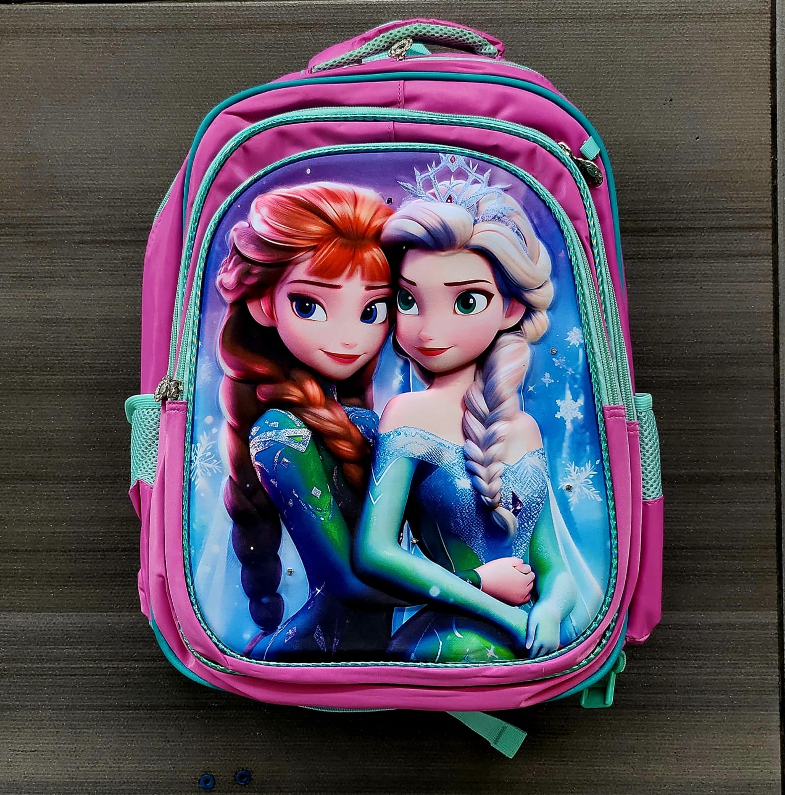 Foto 5 pulgar | Mochila Con Luz Led De Ruedas Desmontable Incluye Lonchera Y Lapicera Diseño De Frozen