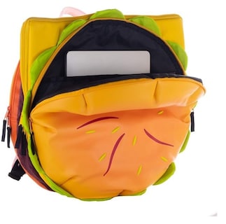 Foto 5 | Mochila Hamburguesa Divertida Escolar Gran Capacidad