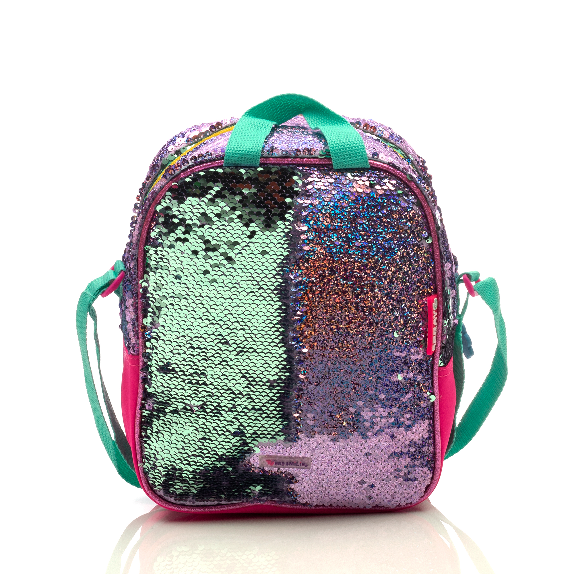 Foto 5 | Lonchera TV Ana Emilia Multicolor con Lentejuelas Reversibles