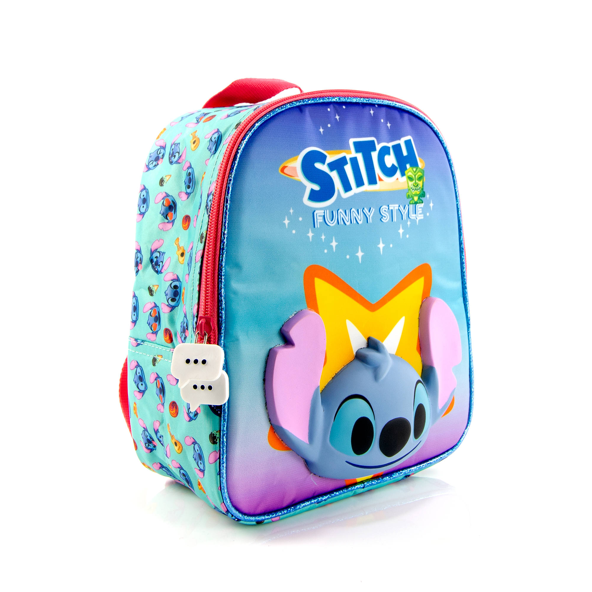 Foto 3 pulgar | Lonchera Disney Stitch Emoji Squishy