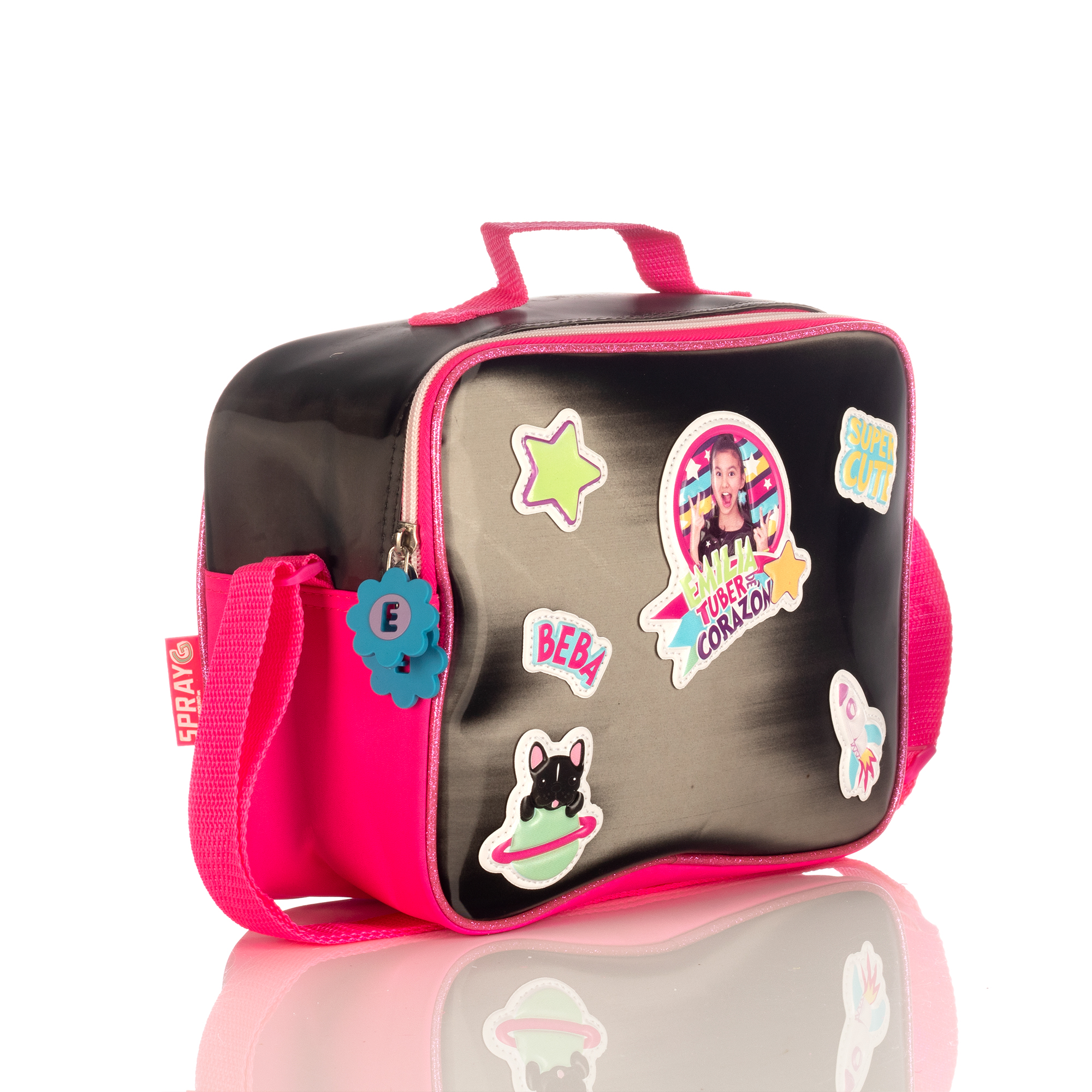 Foto 2 | Lonchera TV Ana Emilia color Negro Lenticular